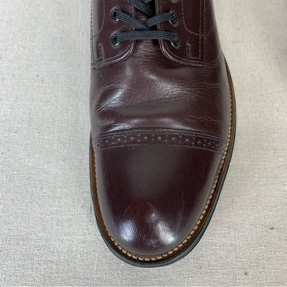 Stacy Adams~Men's Madison Cap Toe Mahogany Oxford~Sz 10.5 - Picture 11 of 15
